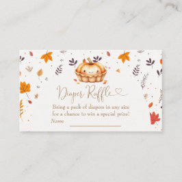 かわいこちゃんパイ男女兼用おむつラッフル エンクロージャーカード