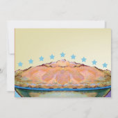 かわいこちゃんパイ男女兼用ベビーシャワーの招待 招待状 (裏面)