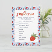 かわいこちゃんパイ秋ベビーシャワー価格を推測 招待状 (スタンド正面)