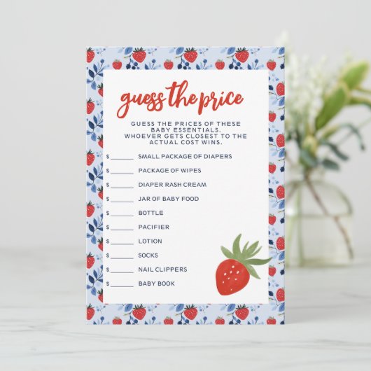 かわいこちゃんパイ秋ベビーシャワー価格を推測 招待状 (スタンド正面)