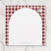 かわいこちゃんパイ秋ベビーシャワー フェイバータグ (裏面)