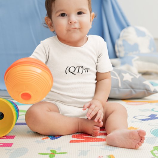 かわいこちゃんパイ等式パイ日用シャツ ベビーボディスーツ