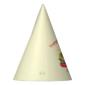 かわいこちゃんパイ誕生日パーティーキッズさくらんぼ パーティーハット (左)