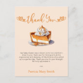 かわいこちゃんパイ赤ちゃんシャワーありがとう ポストカード (正面)