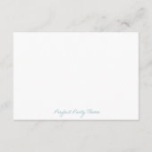 かわいこちゃんパイ赤ちゃんシャワーブックベビーカード エンクロージャーカード (裏面)