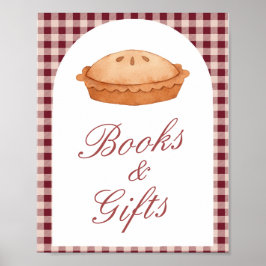 かわいこちゃんパイ赤ちゃんシャワーブック&ギフトサイン ポスター