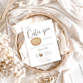 かわいこちゃんパイ赤ちゃんシャワー招待状 招待状