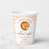 かわいこちゃんパイ赤ちゃんシャワー男女兼用紙 紙コップ (裏面)