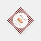 かわいこちゃんパイ赤ちゃんシャワー紙 スタンダードカクテルナプキン (角)