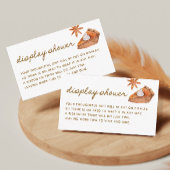 かわいこちゃんパイ赤ちゃんシャワー表示シャワー エンクロージャーカード