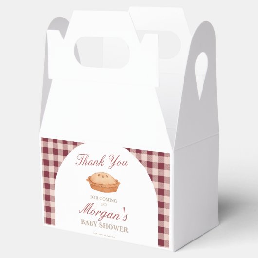 かわいこちゃんパイ赤ちゃんシャワー フェイバーボックス (オープン)