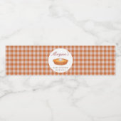 かわいこちゃんパイ赤ちゃんシャワー ペットボトルラベル (シングルラベル)