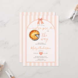 かわいこちゃんパイ赤ちゃんシャワー 招待状