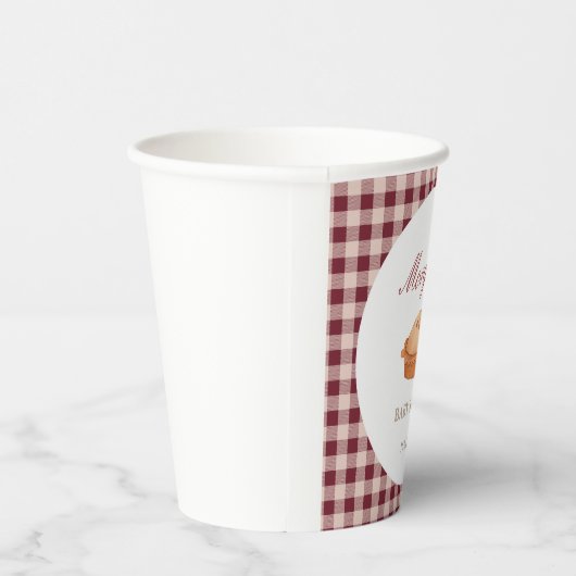 かわいこちゃんパイ赤ちゃんシャワー 紙コップ (右)