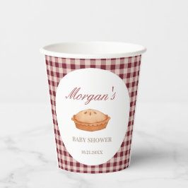 かわいこちゃんパイ赤ちゃんシャワー 紙コップ