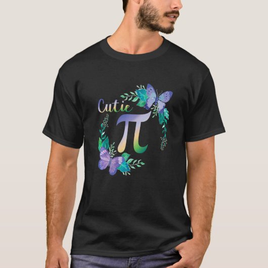 かわいこちゃんパイPi日(数学) Tシャツ (正面)