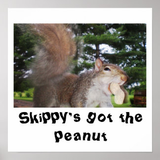 かわいこちゃんパタトティ、Skippy's the peanut得ポスター ポスター