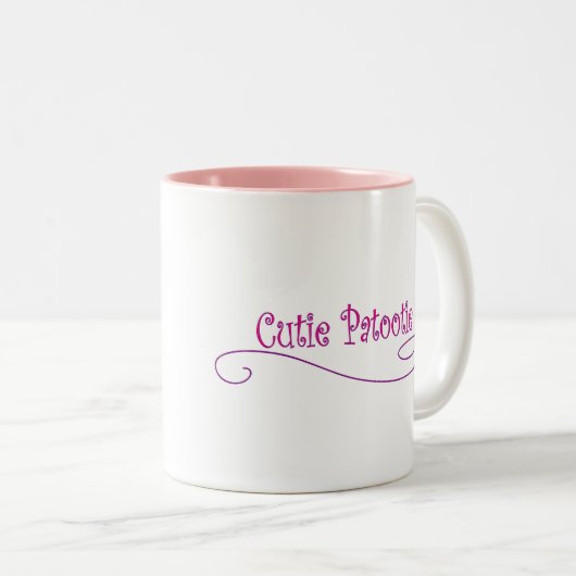 かわいこちゃんパトゥティマグ ツートーンマグカップ (正面右)