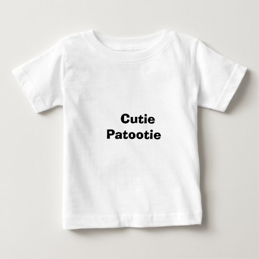かわいこちゃんパトゥティ ベビーTシャツ (正面)