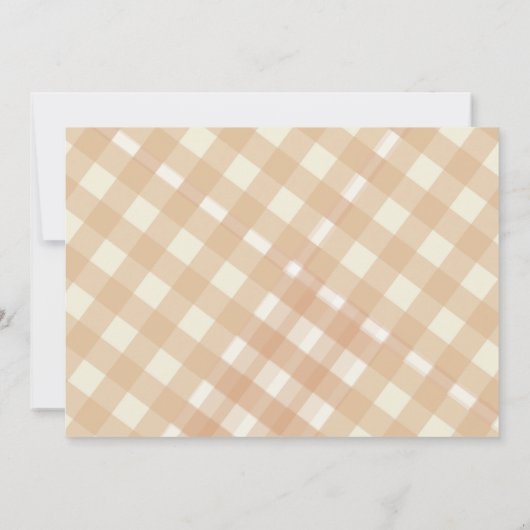 かわいこちゃんピエサンクスギビング誕生日サンキューカード 案内状 (裏面)