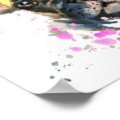 かわいこちゃんフレンチブルドッグ ポスター (角)