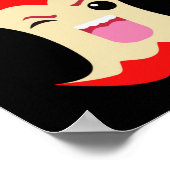 かわいこちゃんフーズかわいいハードコアのアップルコアポスター ポスター (角)