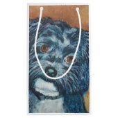 かわいこちゃんブラックハバニーズ スモールペーパーバッグ (裏面)