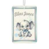 かわいこちゃんブルーエレファントリトルピーナッツ カーエアーフレッシュナー (裏面)