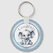 かわいこちゃんブルーエレファントリトルピーナッツ キーホルダー (裏面)