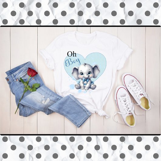 かわいこちゃんブルーエレファントリトルピーナッツ Tシャツ