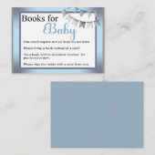 かわいこちゃんブルーエレファント – ベビー用の書籍 ノートカード (正面/裏面)