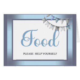 かわいこちゃんブルーエレファント – リトルピーナッツフードカード