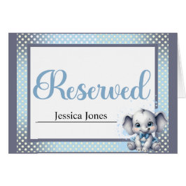 かわいこちゃんブルーエレファント – リトルピーナッツ予約カード