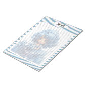 かわいこちゃんブルークリスマス ノートパッド (アングル)