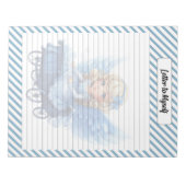 かわいこちゃんブルークリスマス ノートパッド (正面)