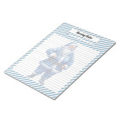 かわいこちゃんブルークリスマス ノートパッド (アングル)