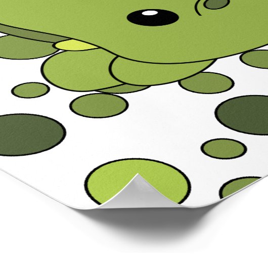 かわいこちゃんベビーカメ ポスター (角)