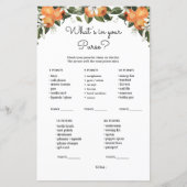 かわいこちゃんベビーシャワーあなたの財布のゲームカードに何が (正面)