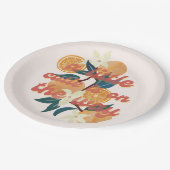 かわいこちゃんベビーシャワーテーマ紙プレート ペーパープレート (アングル)