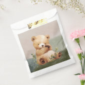 かわいこちゃんベビーベアウォーター色ベビーシャワー フェイバーバッグ (封をした状態)