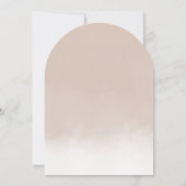 かわいこちゃんベビーベアウォーター色ベビーシャワー 招待状 (裏面)