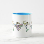 かわいこちゃんマーメイドフェアリー&エンジェルマグ マグカップ (中央)