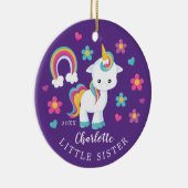 かわいこちゃんリトルシスターユニコーンクリスマスオーナメント セラミックオーナメント (右)