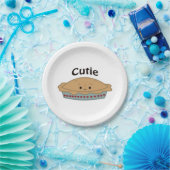 かわいこちゃん円 ペーパープレート (パーティー)