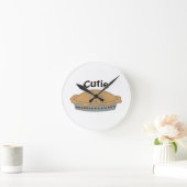 かわいこちゃん円 ラウンド壁時計 (ホーム)