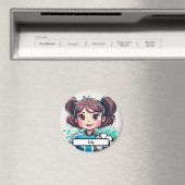 かわいこちゃん名札付きキックカスタムイン磁石 マグネット (インサイチュ (食洗機))