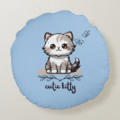 かわいこちゃん子猫円枕 ラウンドクッション (裏面)