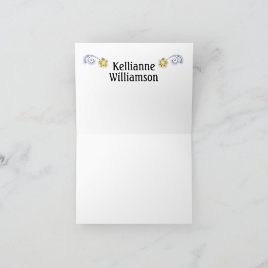 かわいこちゃん子猫 カード (内部)