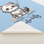 かわいこちゃん子猫 シェルパブランケット (3/4)