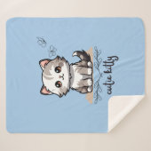 かわいこちゃん子猫 シェルパブランケット (正面(横))